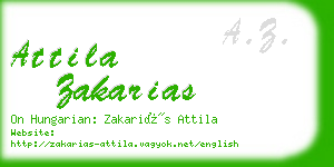 attila zakarias business card